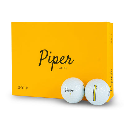 Piper Gold Golf Balls Piper Golf 